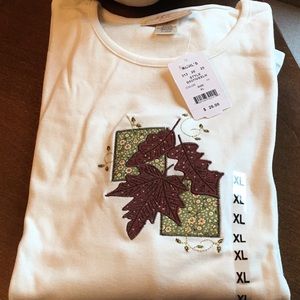 LS Fall Appliqué Top